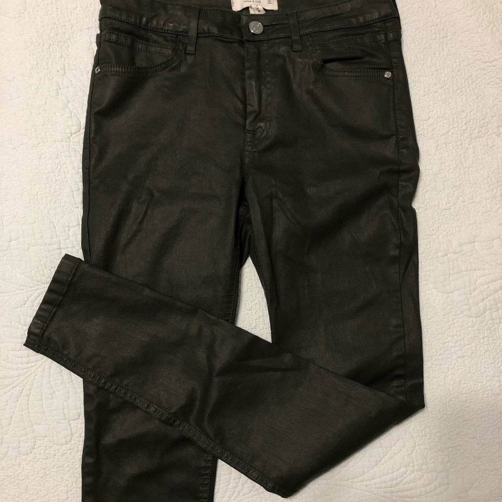 Coated jeans